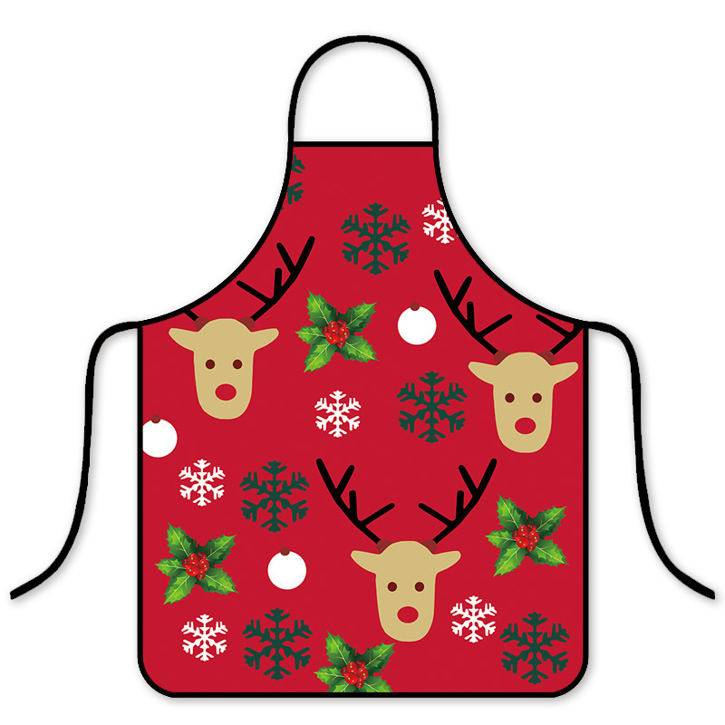 Festive and Flirty Holiday Bib Apron for Christmas Gatherings