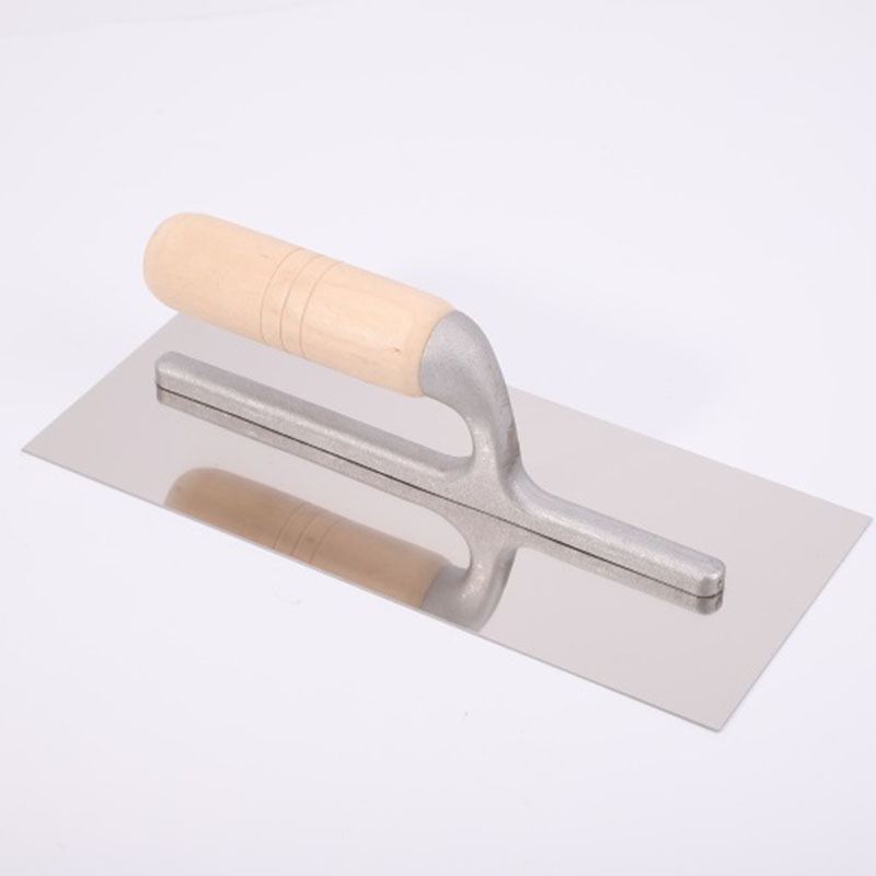 Construction Tools Floor Scraper Wood Handle Carbon Steell Blade Plastering Trowel