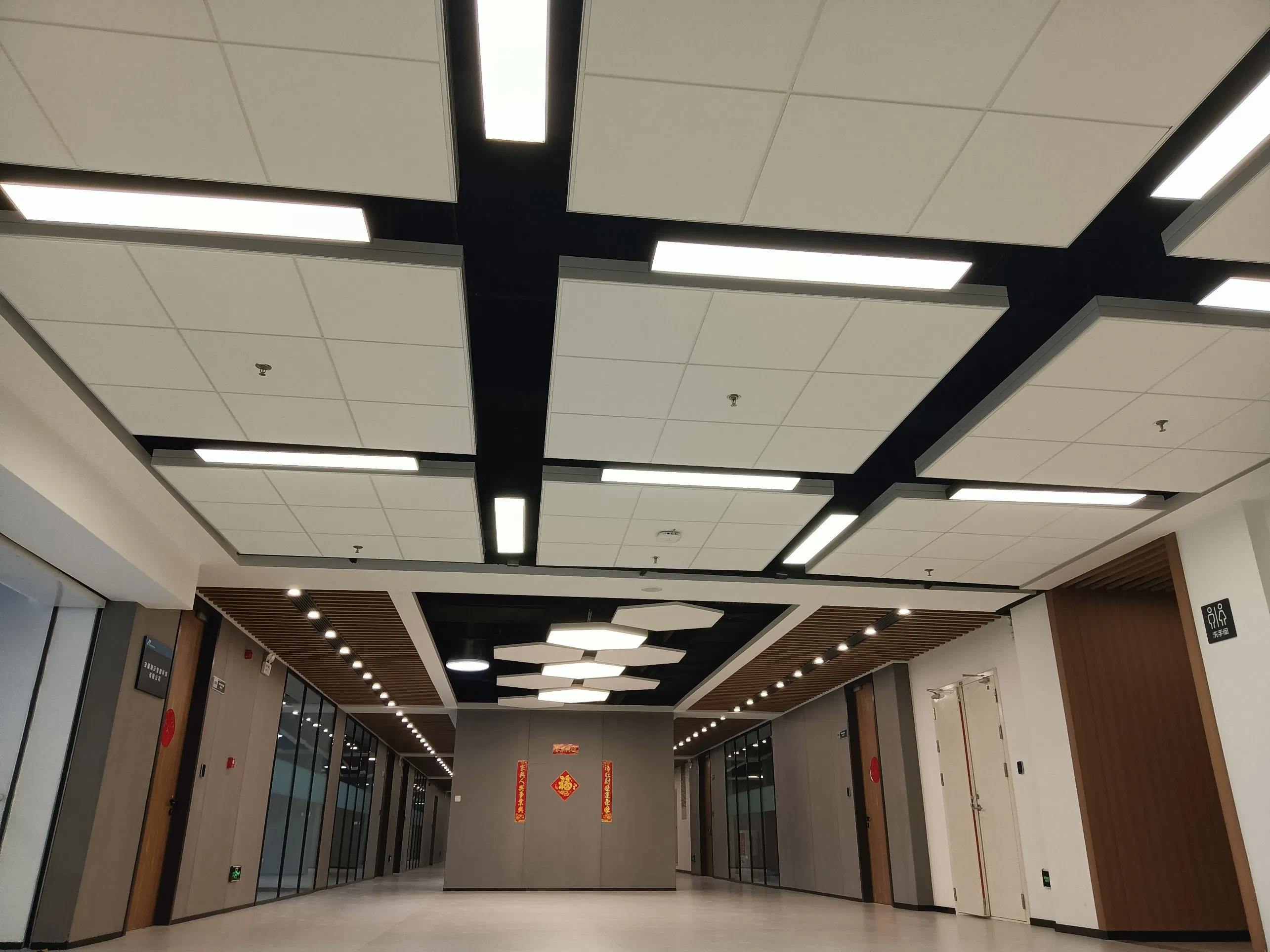 Silentfiber Elite Advanced Suspended Acoustic Solution Eco-Friendly Reinforced Fiberglass Construction Delivers Nrc 0.9 Performance
