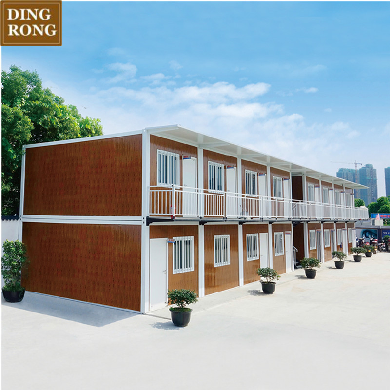 Container Prefab Steel Structure Office/Hotel Prefabricated Apartments Building