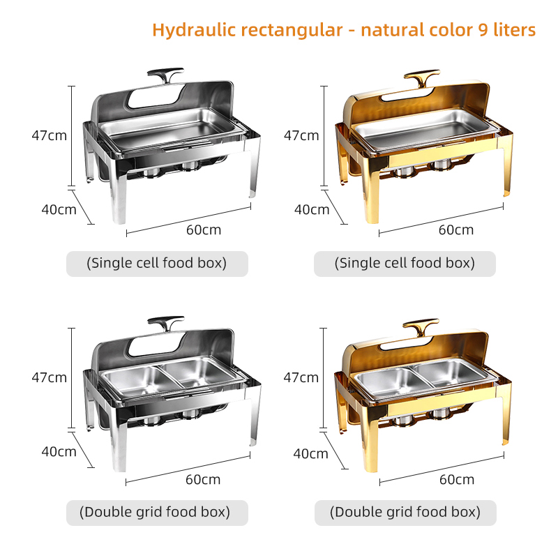 Commercial Stainless Steel Silver Buffet Chafer Dish Hot Pot Restaurant Supplies