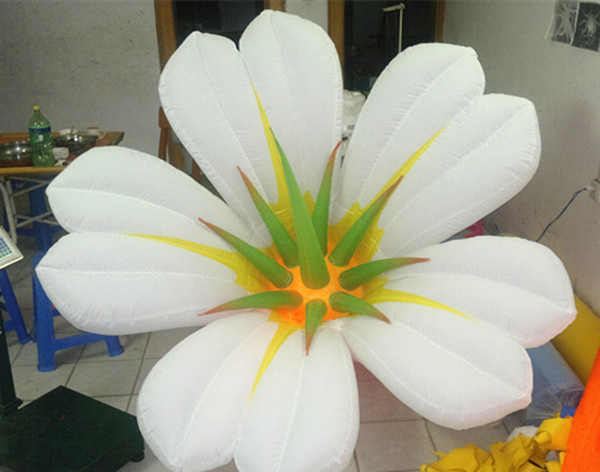 2023 Advertising Big Inflatable Flower with LED Light System