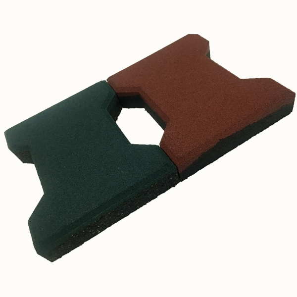 High Quality Dog Bone Shaped Rubber Tile