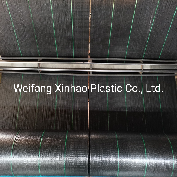 Anti Weed Cloth Anti Weed Mat Barrier, Black Green PP Woven Weed Barrier for Agriculture Garden Use