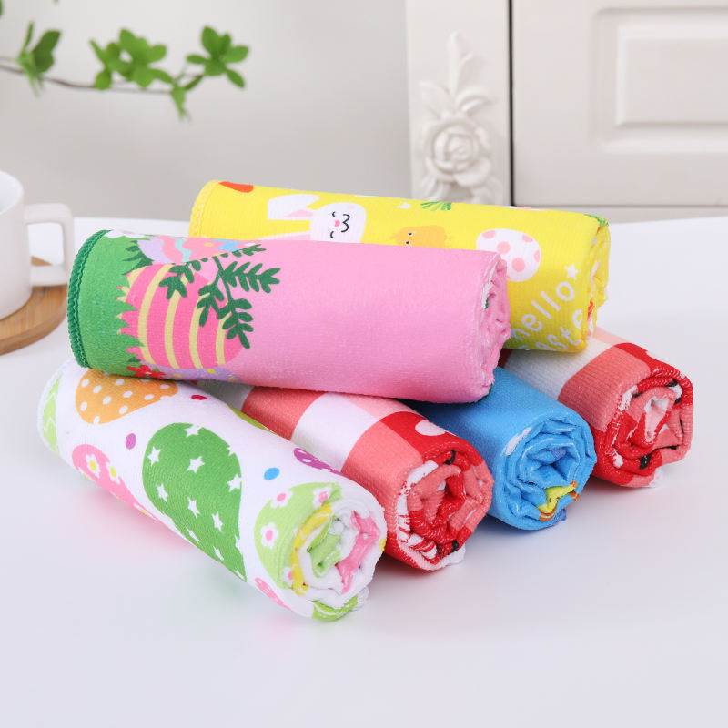 Cotton Dish Cloth Cleaning Washing Towel Kitchen Towels Tea Towel