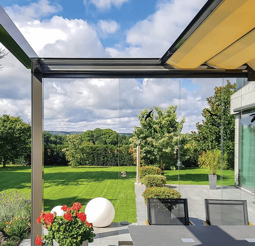 Premium Motorized Aluminum Gazebo for Outdoor Patio with Modern Design