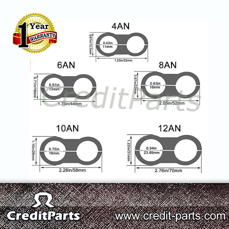 10 Hose Separator Clamp for Fuel Line