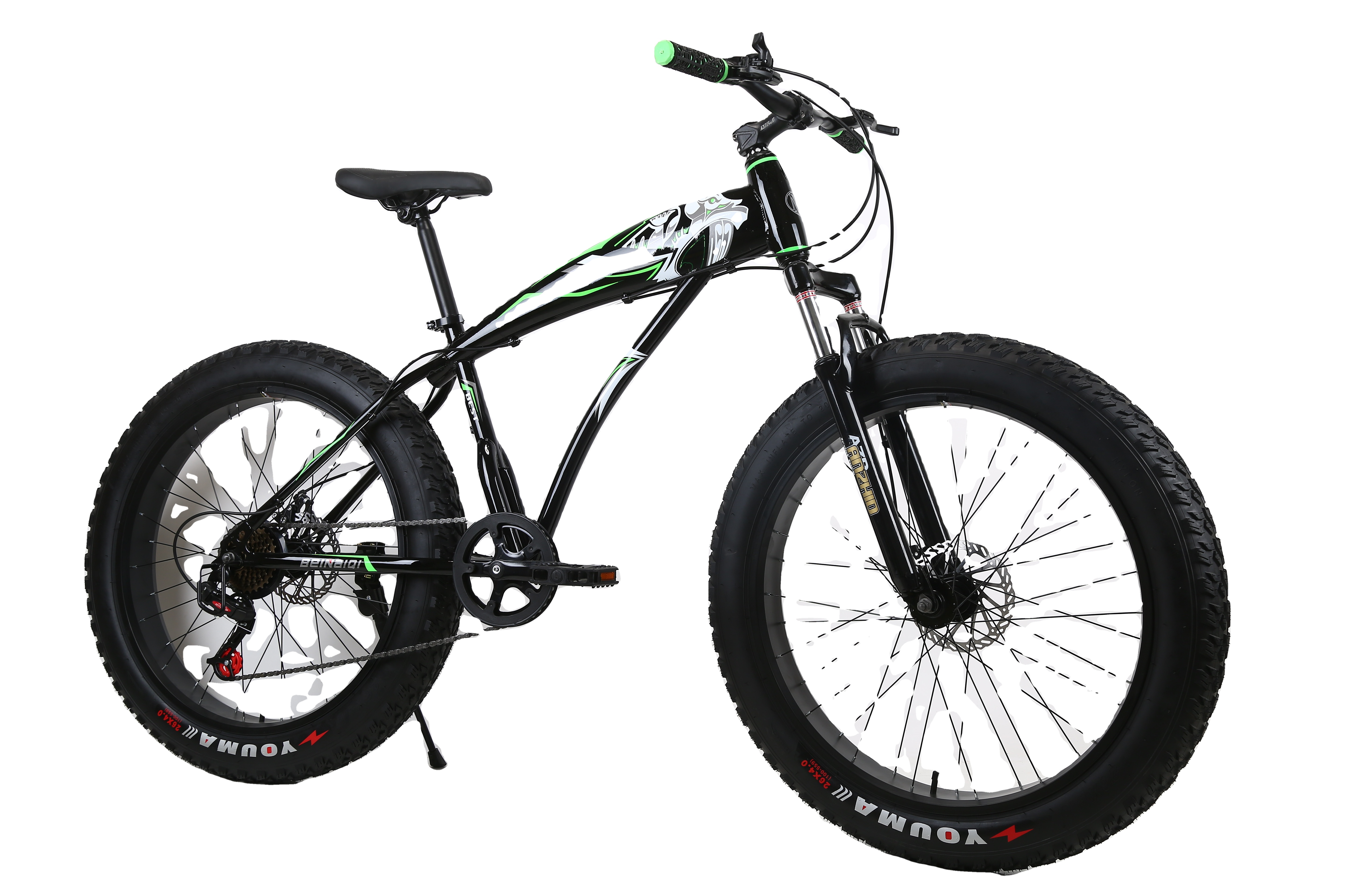 Фатбайк горный 26 дюймов 21 скорость усиленный для бездорожья