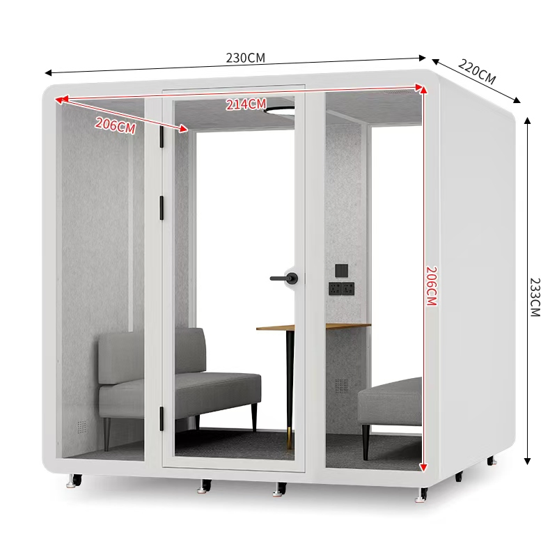 Innovative Soundproof Isolation Office Booth for Executive Meeting Spaces