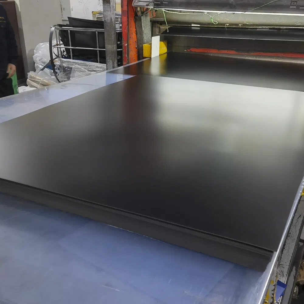 Matte Black Rigid PVC Sheet for Die Cutting/ UV Offset Printing