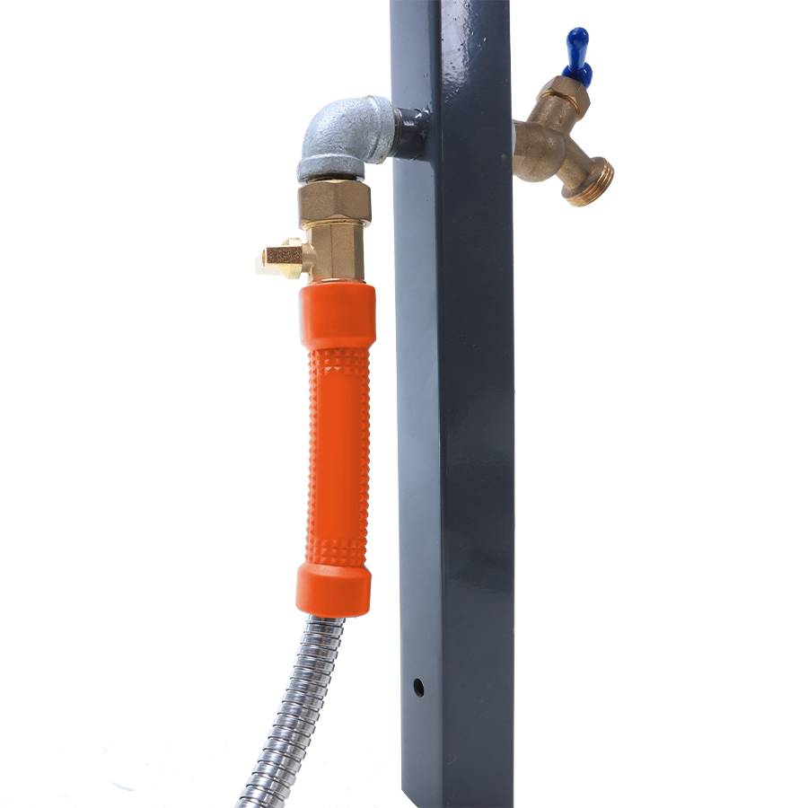 Durable Stainless Steel Garden Hose with Brass Fitting & Kink-Resistant Design