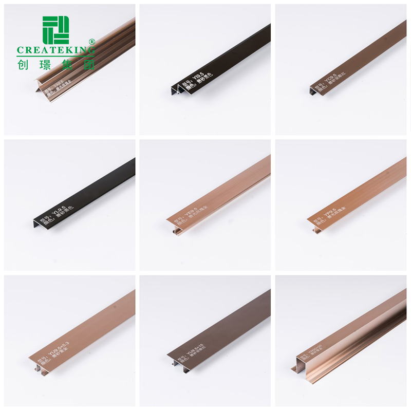 External Wall Alu Profiles Height 9.5mm with Different Finish