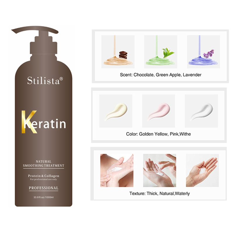 1000ml Factory Wholesale Price Smoothing Pure Brazilian Keratin Hair Treatment