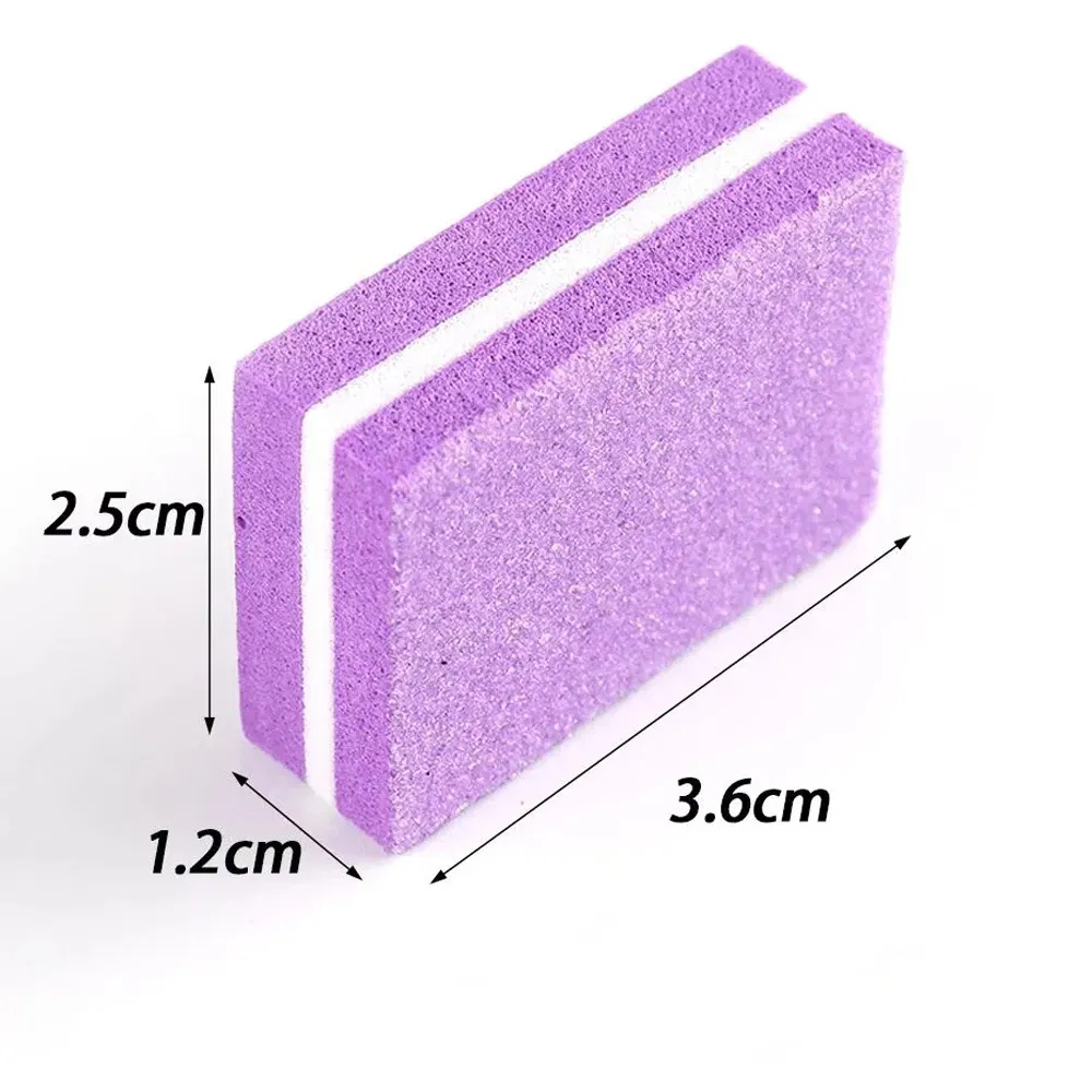 Private Label Disposable Mini Nail File Buffer Block Square Manicure and Pedicure Nails Art Sponge Files Tools