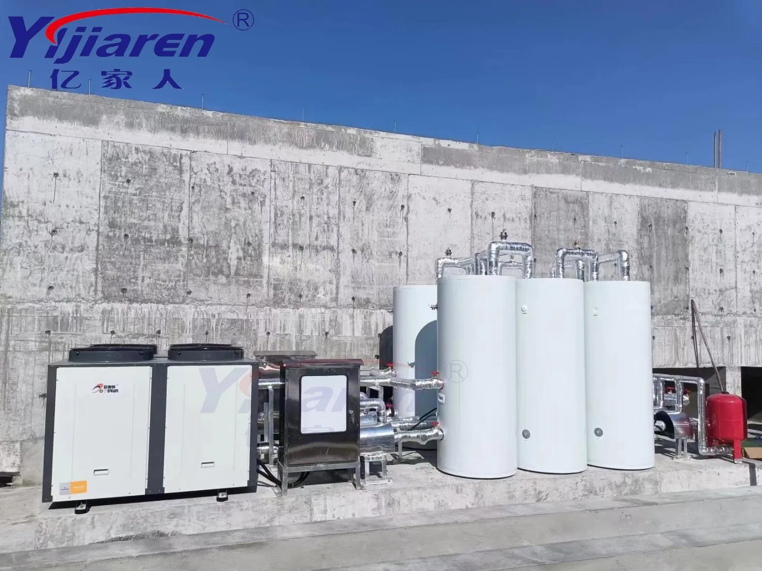 Моноблочный воздушный тепловой насос для воды