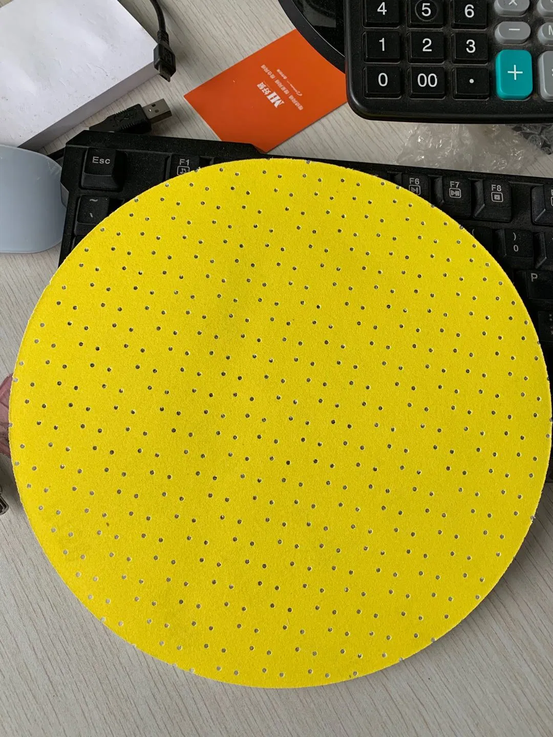 225mm Multi Holes Yellow Drywall Sanding Disc for Drywall Sander
