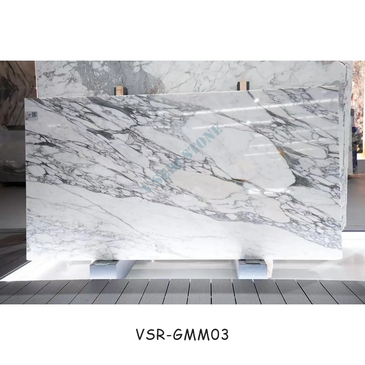 Premium Polished Black/White Marble Stone Slabs for Tiles and Countertops