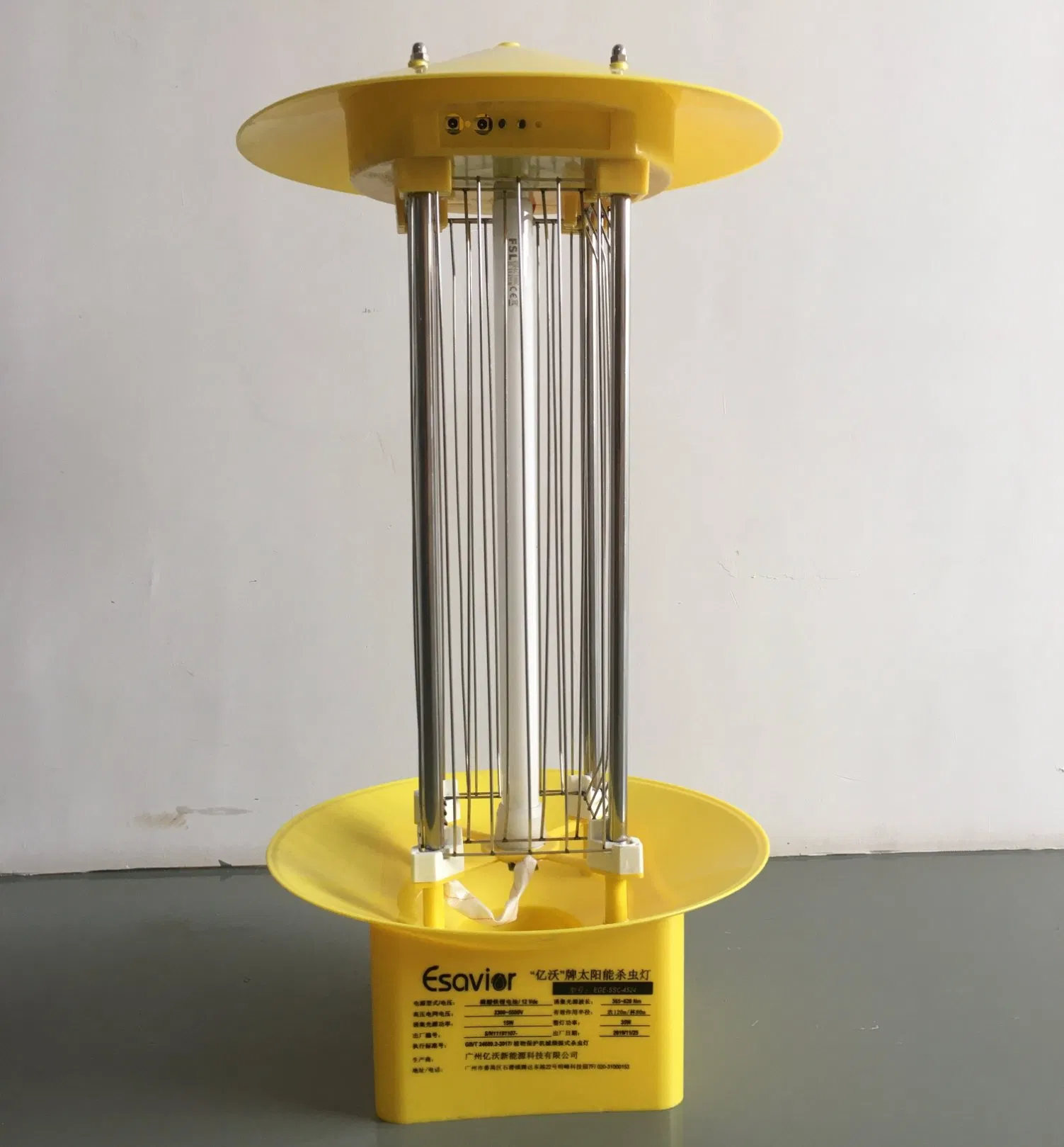Esavior 15W Solar Pest Killing Lamp Solar Insecticidal Garden Light