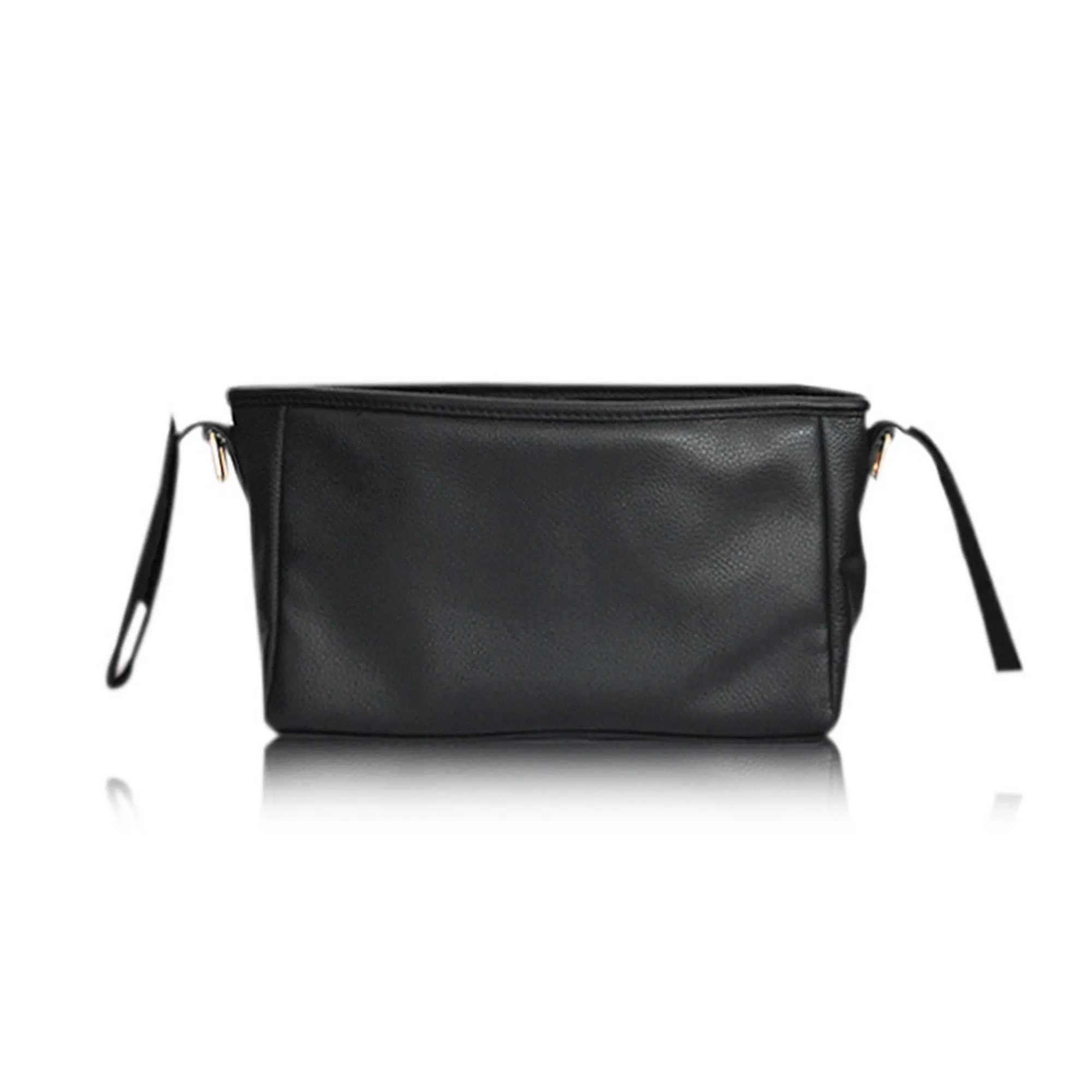 Featuring Two Built-in Pockets Front Zippered Pocket Adjustable Stroller Caddy Organizer