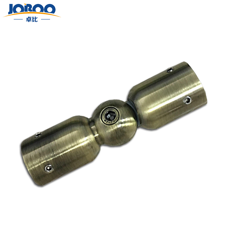 China Manufacturer Glass Door Copper Pipe Fitting Shower Room Connector for Round Tube