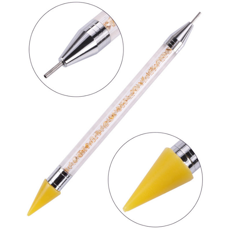 Beautiful Crystal Nail Art Wax Pen Diamond Colorful Nail Art Dotting Pen