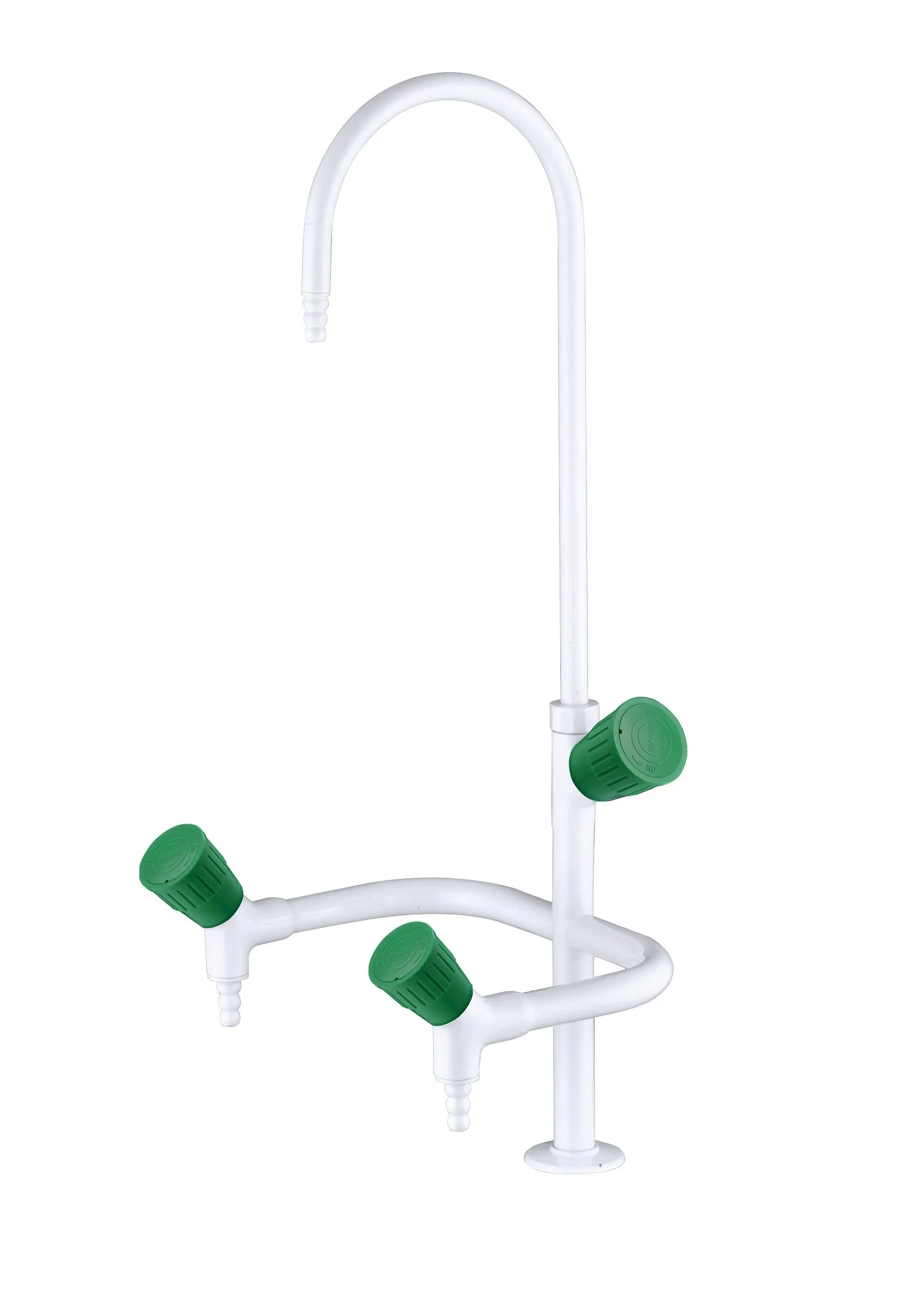 Laboratory Bench-Mounted 3-Way Water Faucet
