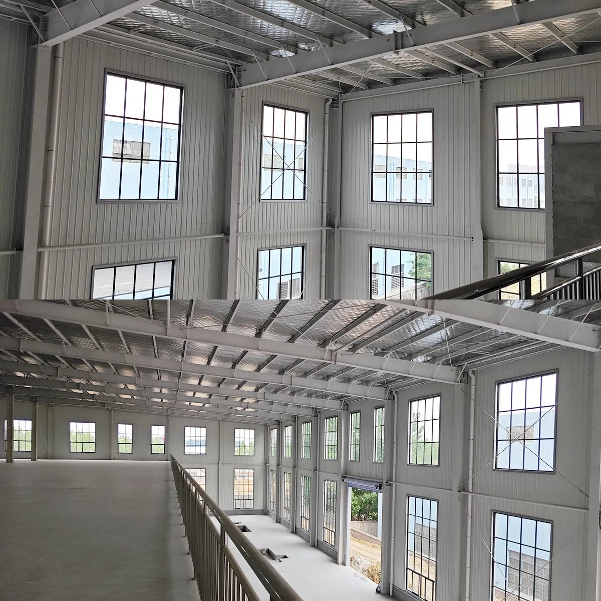 Industry Prefabricated Prefab Heavy Light Metal Framework Construction H Beam Shed Storage Workshop Buildings Warehouse Steel Structure Frame with Crane