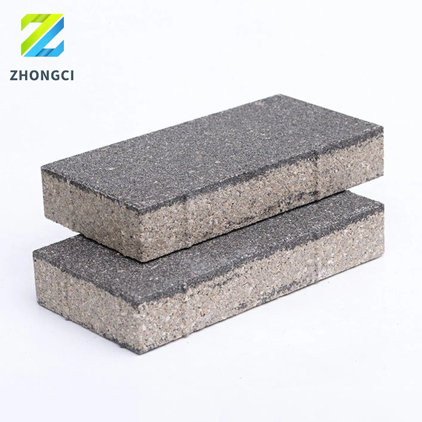 Zhongci Cheap Pervious Landscaping Red Interlocking Patio Brick Paver