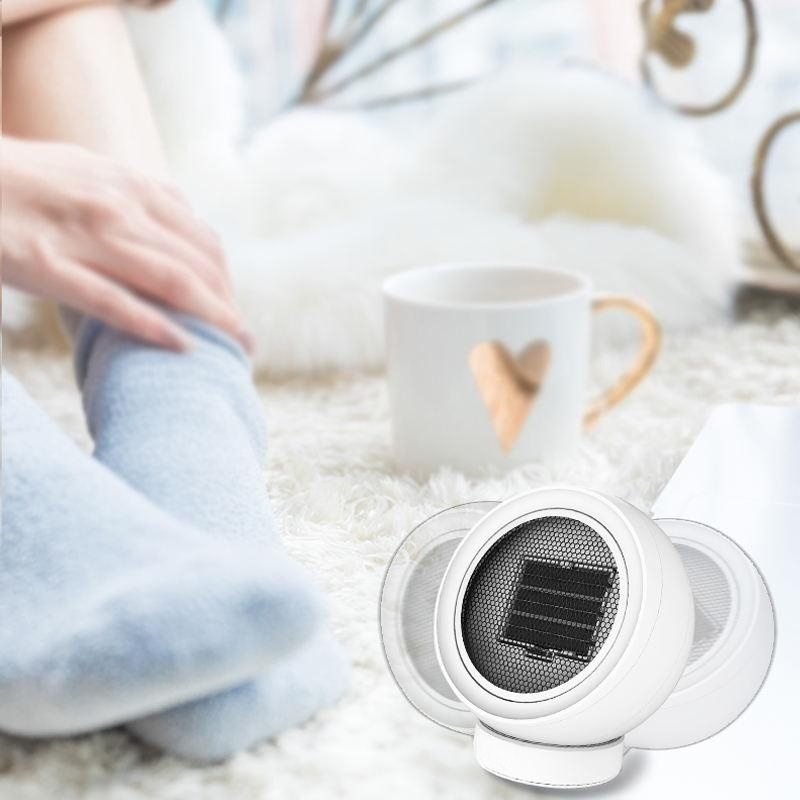 Great Quality Home Office Table White Mini Electric Hand Fan Heater