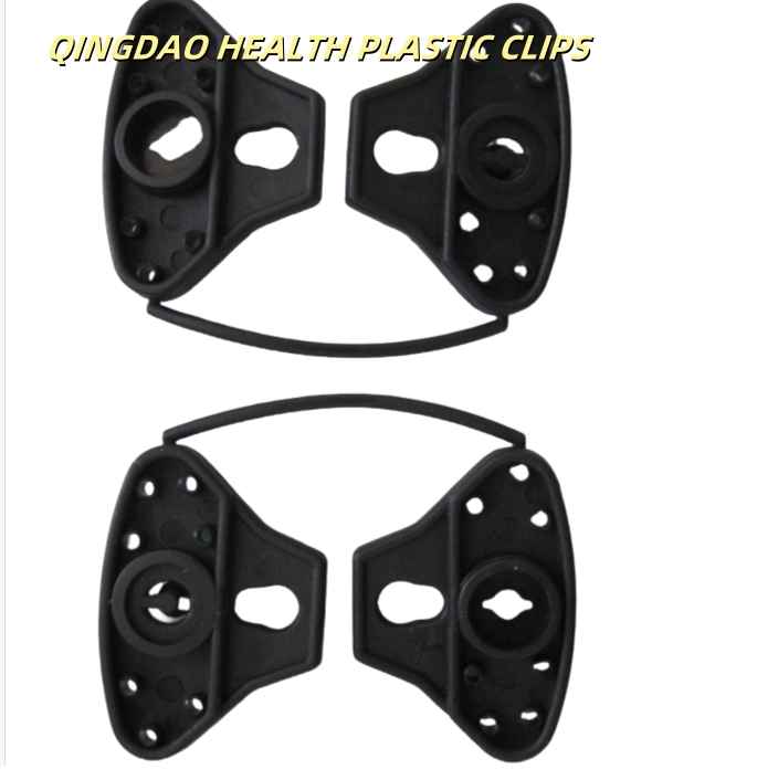 Durable 3cm X 11cm Black Plastic Netting Clips for Secure Attachment