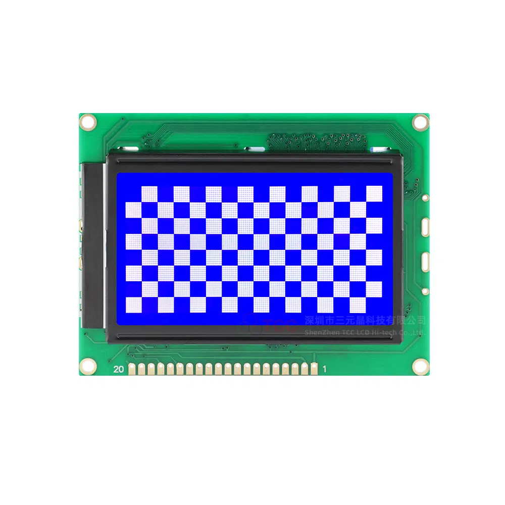 Hot Selling 128X64 Graphic LCD 20 Pin Monochrome 12864 LCD Display Module