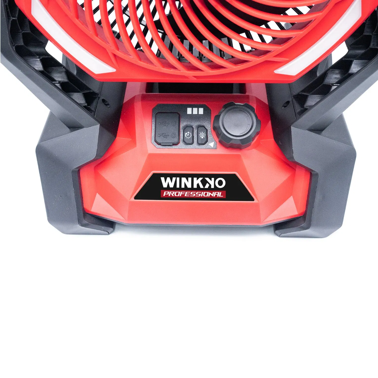 Metal Winkko Color Box Lithium Battery Portable Electric Fan with CE