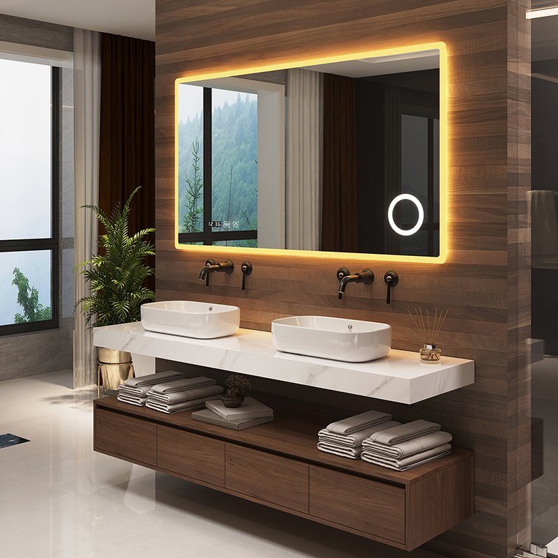 Modern Smart Mirror LED Bathroom Wall Mirror with Waterproof