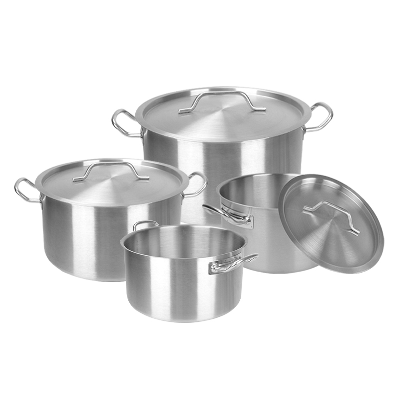Professional Quality Wide Base Stainless Steel Compound Bottom Braiser