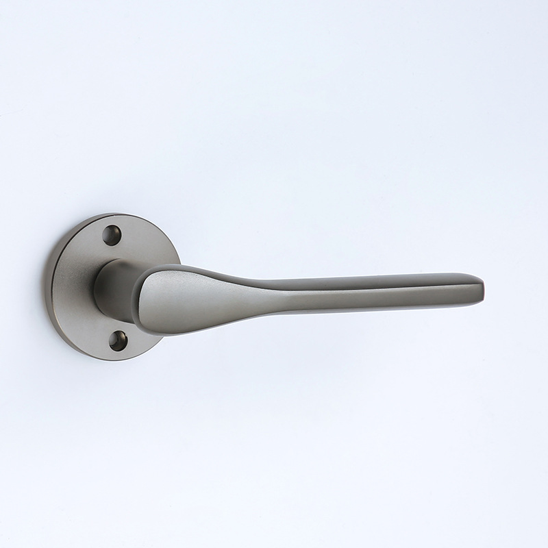 304 Stainless Steel Door Handle Matte Black Round Tube Door Handle Furniture Hardware Door Handles for Interior Doors