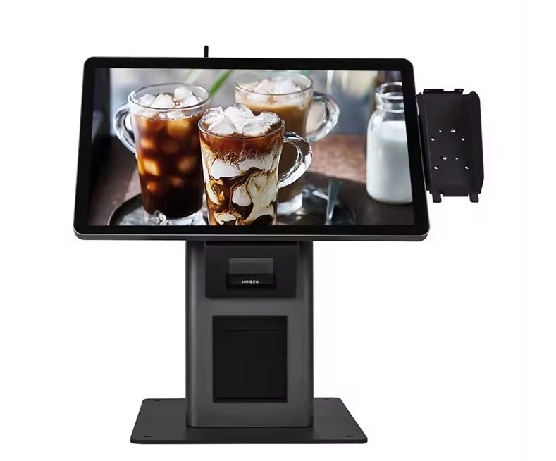 15.6 Inch Pcap Capacitive Touch Screen POS Self Service Kiosk Specialize for Support Super Markets & Shopping Center Self Service Touch Kiosk