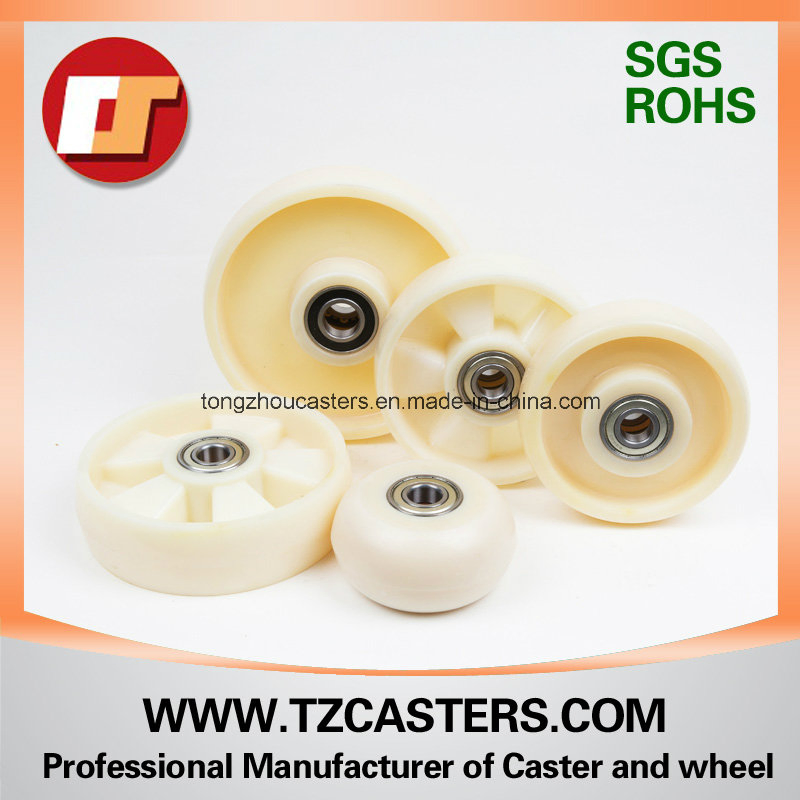 OEM China Factory Manufacturer 200*50mm Heavy Duty PU Caster Wheel with Cast Iron Center
