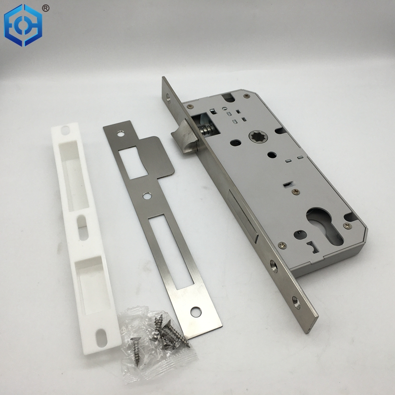 Strong Magnetic 4585 SS304 Stainless Steel Mortise Lock Mortise Lock with Plate