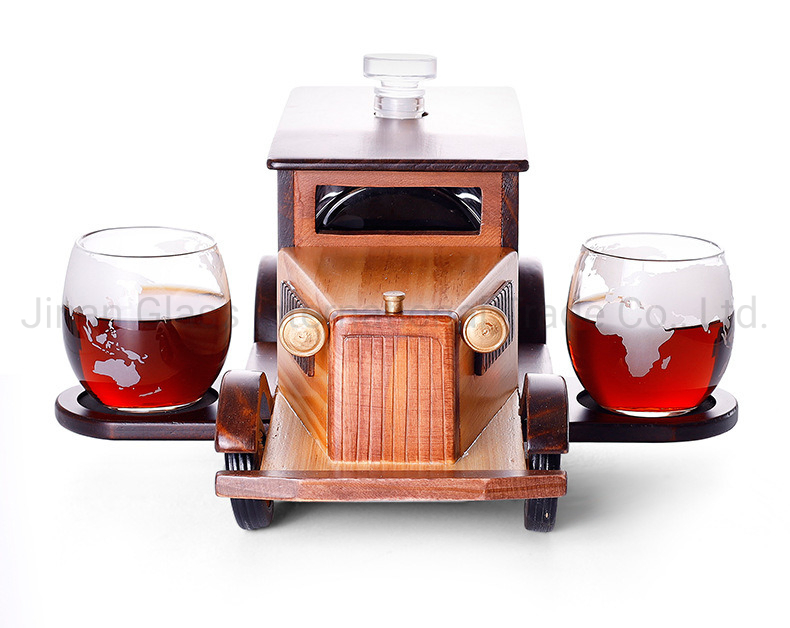 Vintage Car Glass Wine Bottle Wine Decanter