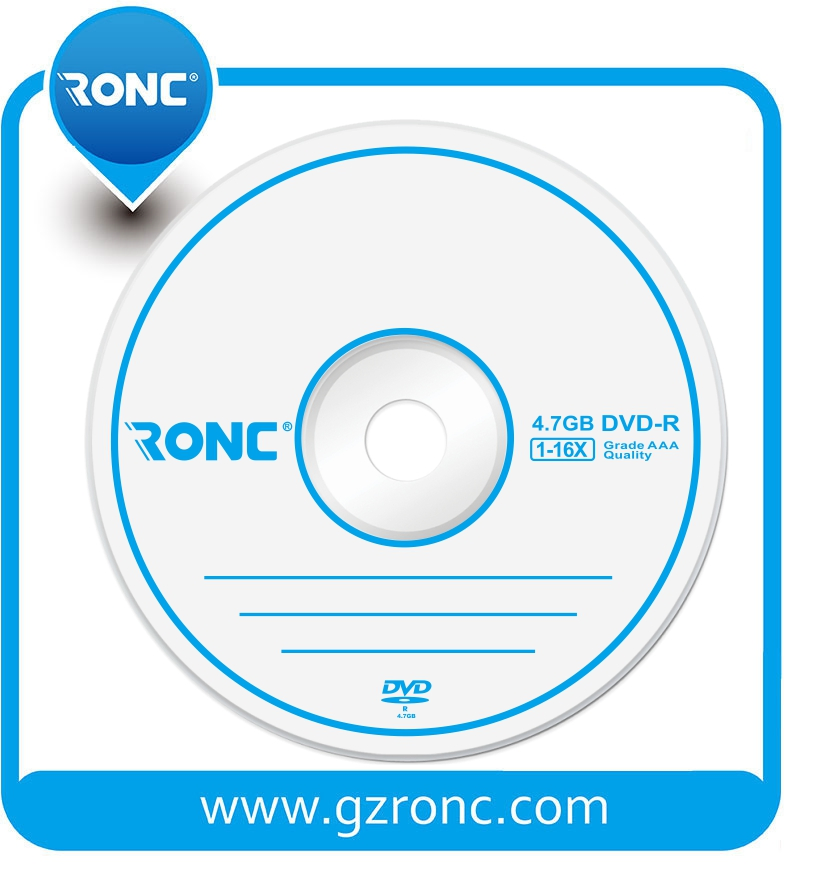 DVD-R диски 4.7GB, 8X, с печатью логотипа