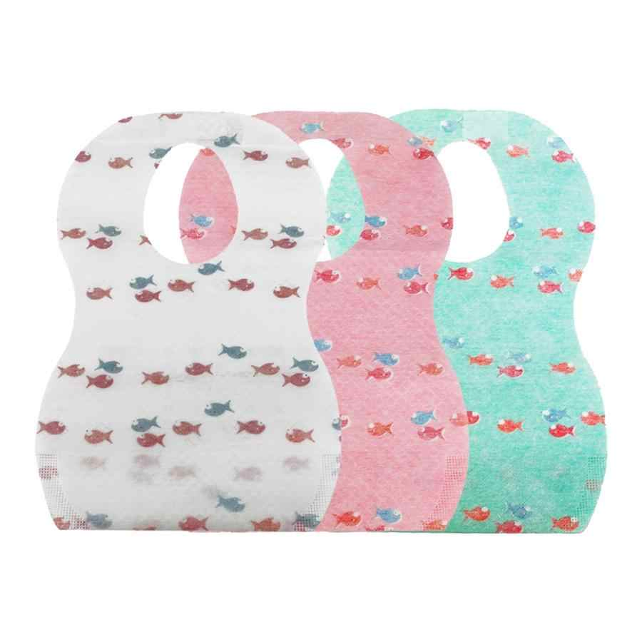 Waterproof Baby Bibs Non-Woven Fabric Travel Disposable Bibs