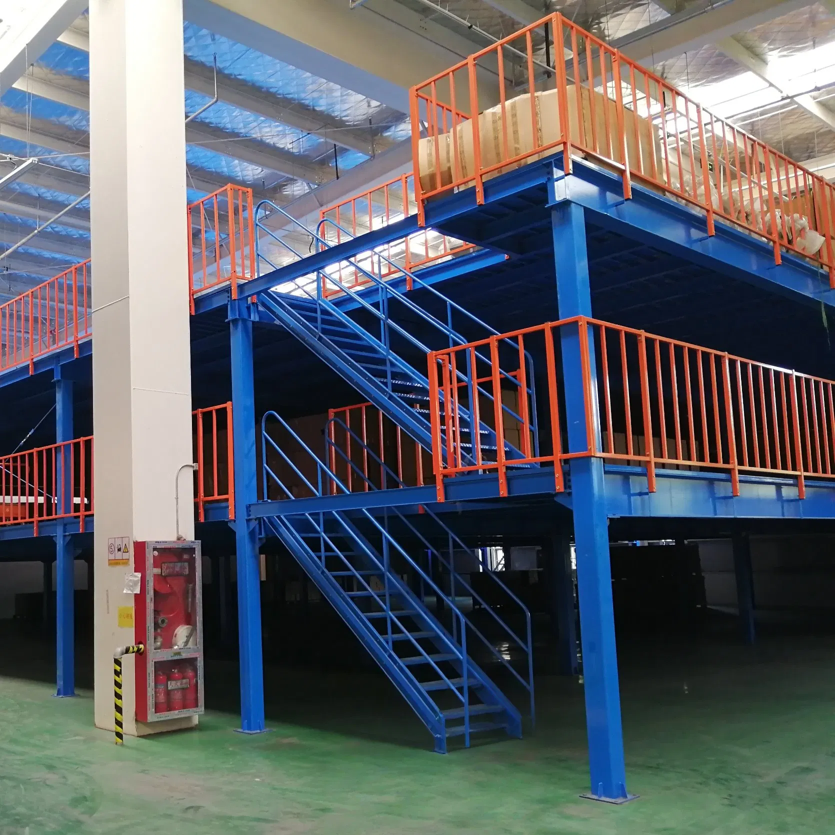 Warehouse Storage Heavy Duty Steel Structure Mezzanine Floor Customizable Multi-Level High Quality and Stability Mezzanine Platform