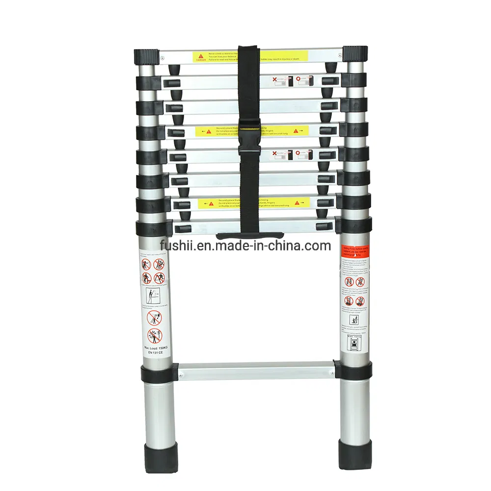 4.4m Folding Extension Aluminum Telescopic Ladder