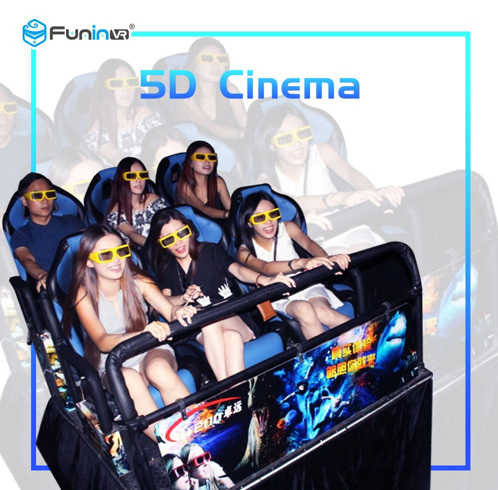 Hot Sale 5D Cinema Simulator Dynamic Theater Amusement Park Equipment