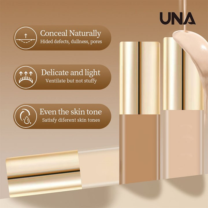 4-Color Concealer Natural Skin Tone Brightening Complexion Waterproof Cream Liquid Concealer