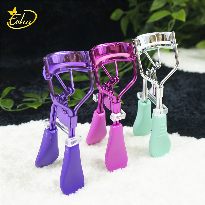 Factory Price Beauty False Eyelashes Tool Stainless Steel Makeup Lashes Eyelash Curler with Brush