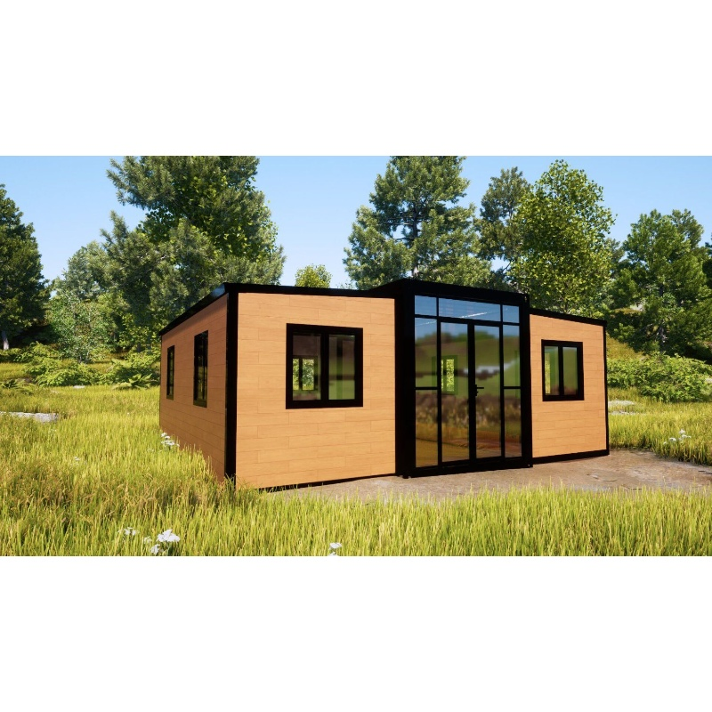Luxury Foldable Modular Steel Structure Prefab Mobile Shipping Expandable Container House