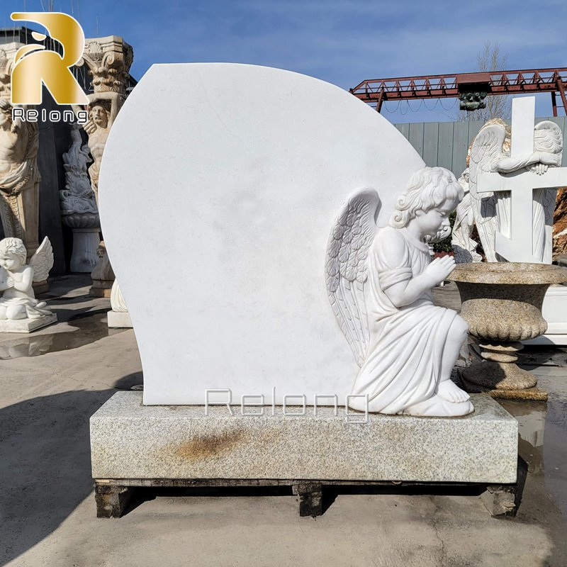 Custom Memorial Marble Carving Tombstone Sculptures