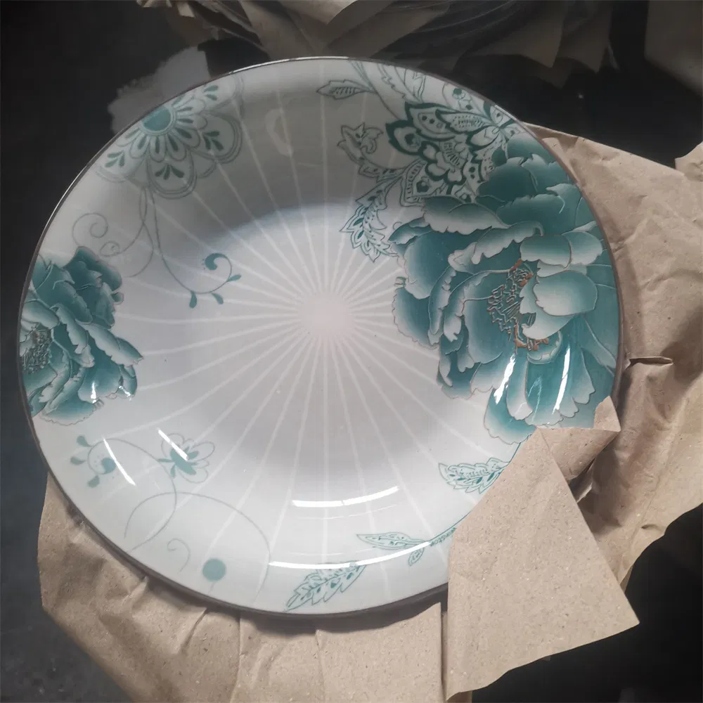 9.2"Soup Plate Full Decal Under Glaze Porcelainware Ceramics Tableware