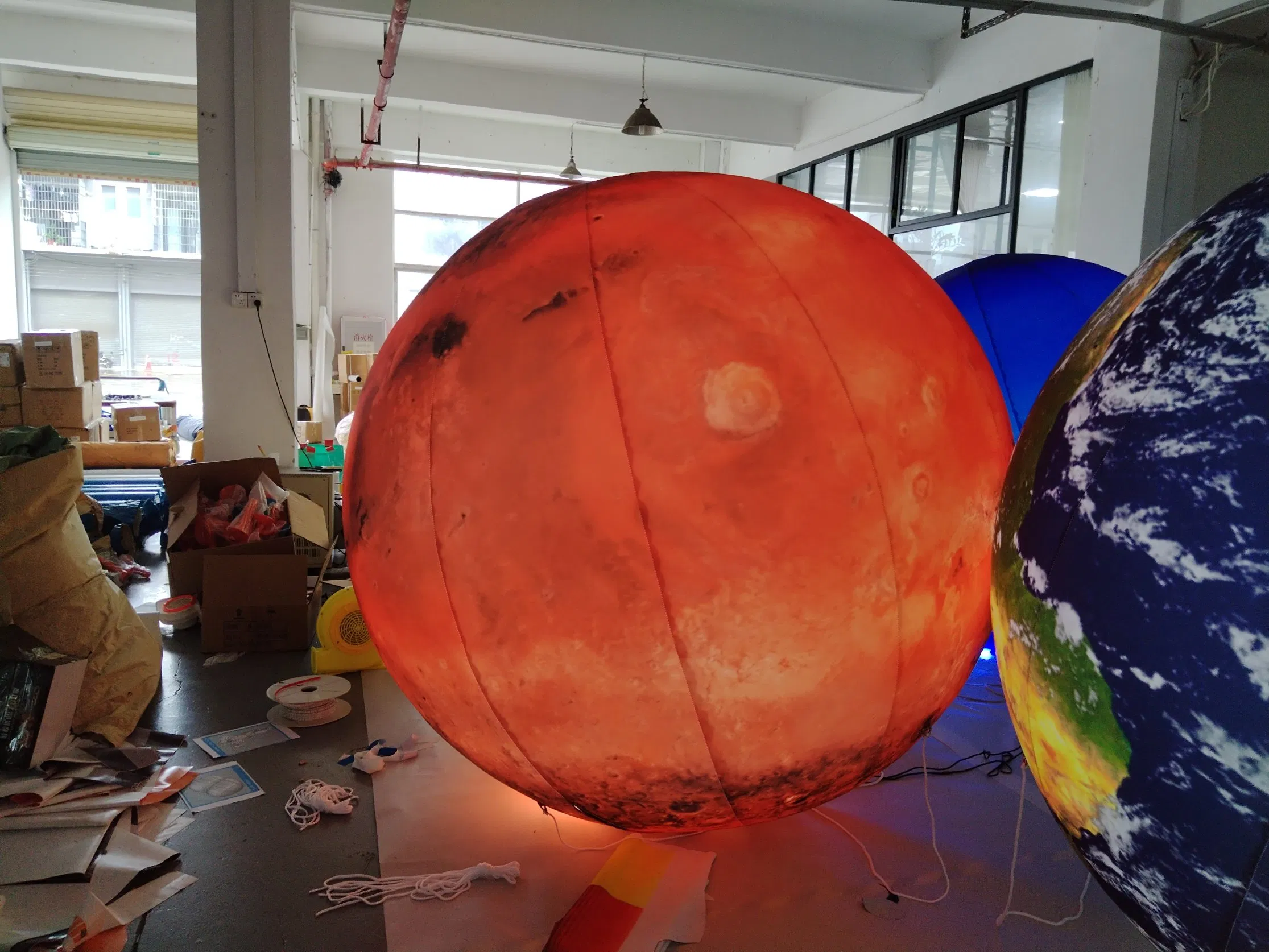 Mars-Themed Inflatable Balloon for Space Decoration